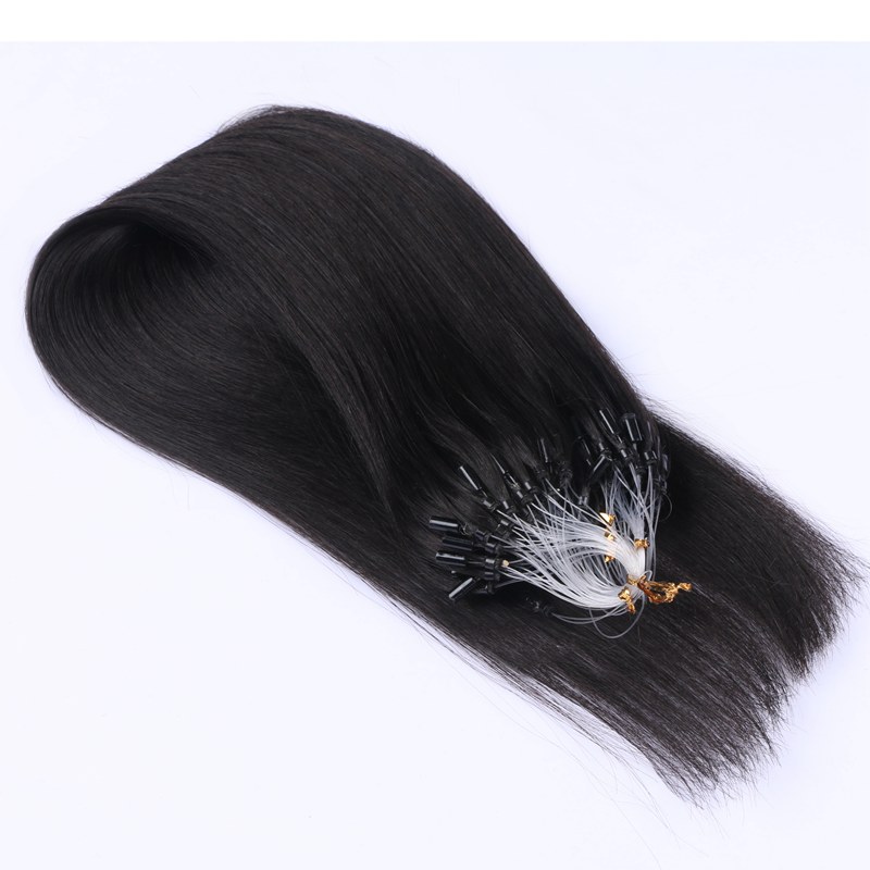 12A Micro Ring Hair Extensions Natural Color Remy Virgin Hair Easy Micro Loop Hair For Women